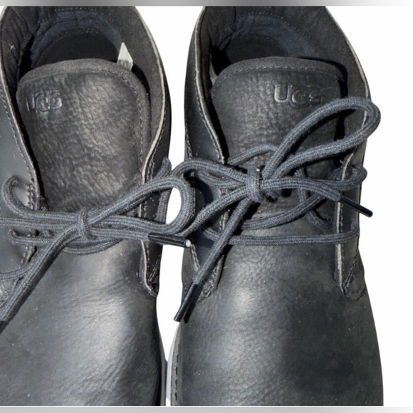 UGG Union Chukka Boot Men’s Black Leather Sz 11 Contemporary Minimalist career main image 10